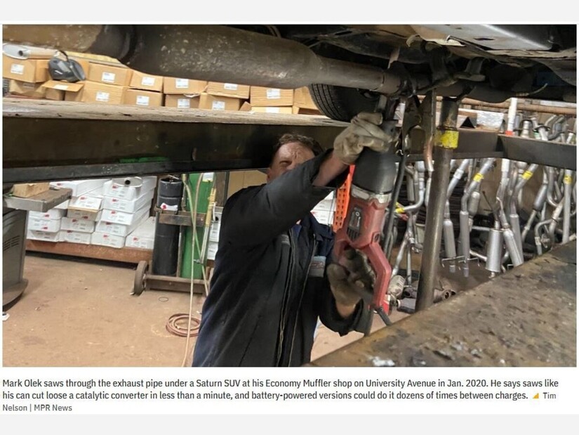 Legislatures Passes Law To ‘Stem The Tide’ Of Catalytic Converter