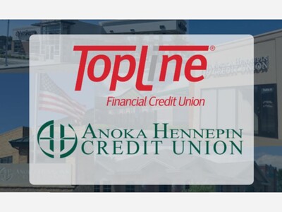 Topline Financial Credit Union And Anoka Hennepin Credit Union Announce Proposed Merger Plan