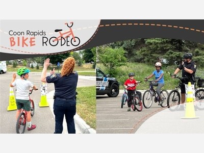 Coon Rapids Promotes Youth Cycling Safety With Annual Bike Rodeo
