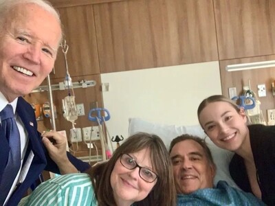 Former President Joe Biden Visits Injured Senator John Hoffman In Minnesota Hospital Amidst Tragic Events