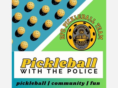 Blaine Police to Host Inaugural ‘Pickleball with the Police’ Community Event