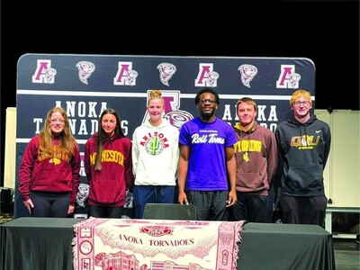 Six Anoka High School Students Sign National Letters of Intent
