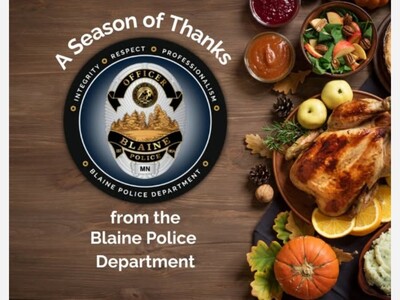 Blaine Police Department Highlights Community Connection During Season of Thanks