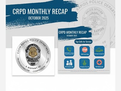 Coon Rapids Police Department Logs 4,343 October Calls, Marking One of the Busiest Months of 2025