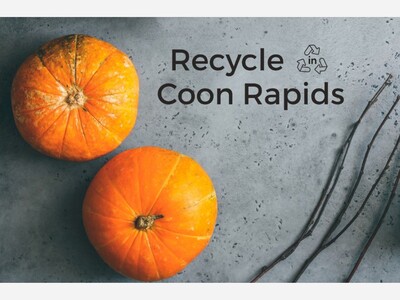 Coon Rapids Urges Residents to Recycle Pumpkins, Not Trash Them, at City Recycling Center