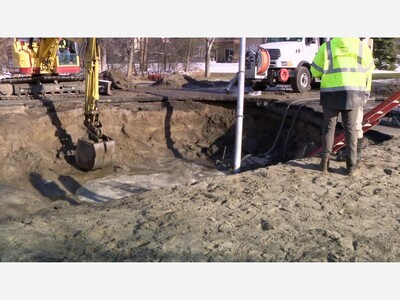Thanksgiving Day Water-Main Breaks Create Sinkhole, Disrupt Traffic and Holiday Business in Coon Rapids