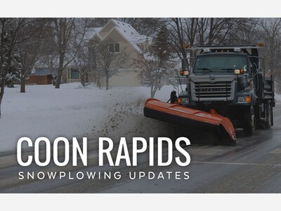 Coon Rapids Mobilizes Snowplows Ahead of Winter Weather Advisory