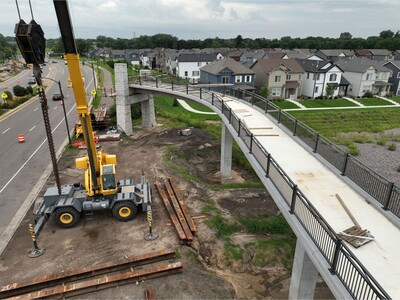 Coon Rapids Prepares for Overnight Closure as Crews Install New Pedestrian Bridge Over Coon Rapids Boulevard
