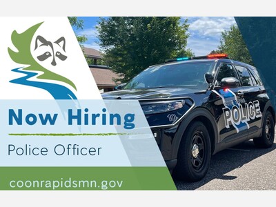 Coon Rapids Police Department launches recruitment drive with focus on experience, wellness, and community trust