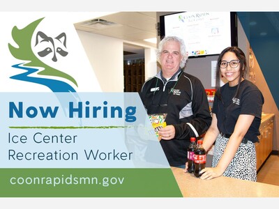 City of Coon Rapids Hiring Seasonal Warming House Attendants to Support Winter Recreation