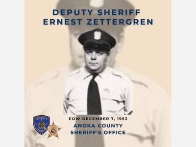 In Memoriam: Honoring Deputy Ernest Zettergren, Killed in the Line of Duty on December 7, 1953