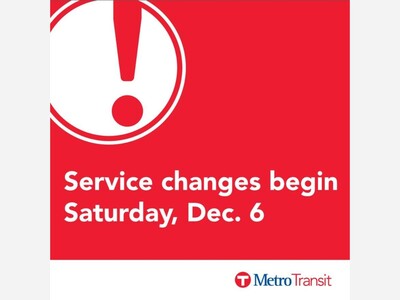 Metro Transit Retires Route 852 and Launches Route 827, Expanding Local Service Across North Metro