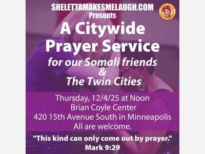 BREAKING:  Minneapolis Gathers for Urgent Citywide Prayer Service Supporting Somali Community and the Twin Cities