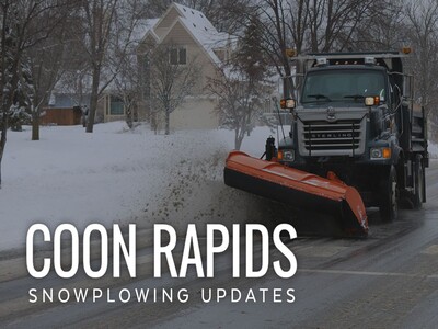 Coon Rapids Mobilizes Full Snow Response as Winter Storm Warning Takes Effect