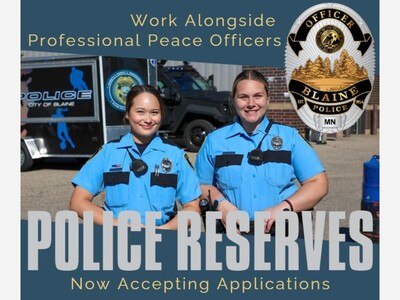 Blaine Police Expand Reserve Program To Strengthen Public Safety And Community Presence