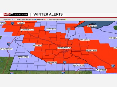 Minnesota Gripped by Historic Arctic Deep Freeze as Polar Vortex Stretches South