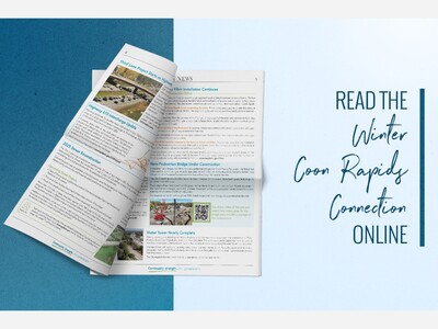 Coon Rapids Releases Winter 2026 Newsletter Highlighting Grants, Transit Changes, and Major Citywide Decisions