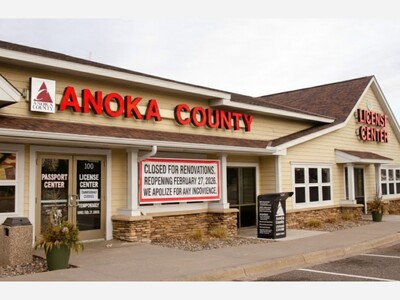 Coon Rapids Passport Center temporarily closed for construction as Anoka County shifts services to Anoka