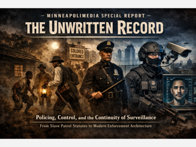MINNEAPOLIMEDIA SPECIAL REPORT | THE UNWRITTEN RECORD: Policing, Control, and the Continuity of Surveillance