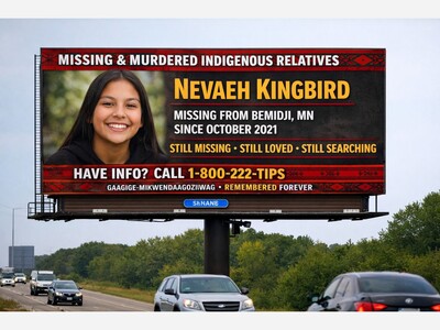 New Billboards Across Minnesota Honor Missing and Murdered Indigenous Relatives, Reclaiming Visibility From Erasure