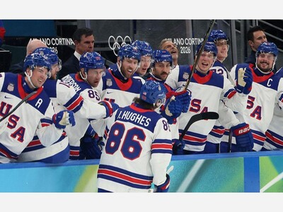 U.S. Will Play Vs Canada for Olympic Hockey Gold
