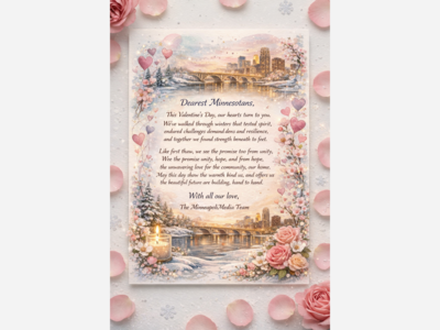 Dearest Minnesotans, Happy Valentine's Day!