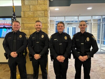 COON RAPIDS PINS FOUR NEW OFFICERS, MARKING A QUIET BUT DEFINING MOMENT IN PUBLIC SERVICE
