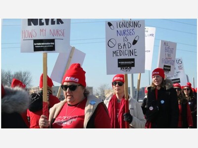 Nurses Picket Maple Grove Hospital Amid Prolonged Contract Negotiations