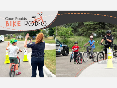 Coon Rapids to Host Bike Rodeo Focused on Youth Safety and Skill Building