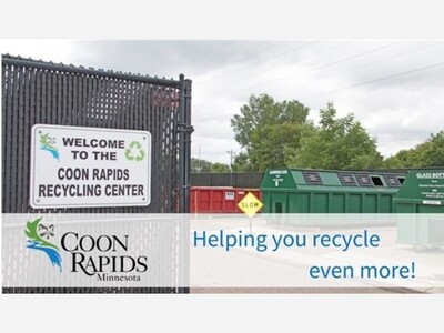 Coon Rapids Expands Recycling Access as Seasonal Hours Take Effect, Offering Residents a Critical Spring and Summer Resource