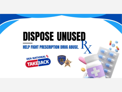 MINNEAPOLIMEDIA NEWS | ANOKA COUNTY: Anoka County to Host Drug Take Back Event as Part of National Effort to Reduce Misuse and Improve Safety