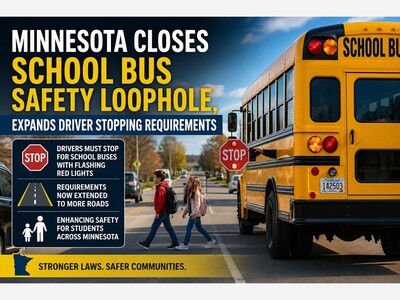 MINNEAPOLIMEDIA NEWS | Minnesota Closes School Bus Safety Loophole, Expands Driver Stopping Requirements