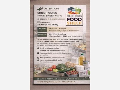 Shiloh Cares Food Shelf Provides Food Access and Integrated Services in North Minneapolis