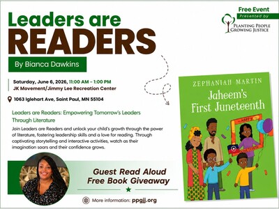 MINNEAPOLIMEDIA NEWS | “Leaders Are Readers” Event in Saint Paul to Promote Literacy, Leadership, and Youth Engagement Through Literature