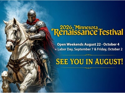 MINNEAPOLIMEDIA NEWS | Minnesota Renaissance Festival Unveils Expansive 2026 Theme Weekends As Shakopee Tradition Enters Its 55th Season