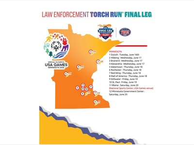 MINNEAPOLIMEDIA NEWS | Flame of Hope Crosses Minnesota as Historic Torch Run Builds Momentum for 2026 Special Olympics USA Games