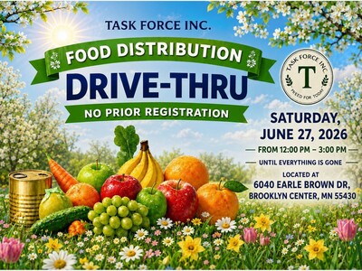 MINNEAPOLIMEDIA NEWS | Task Force Inc. to Provide Free Drive-Thru Food Distribution Saturday as Community Need Remains High
