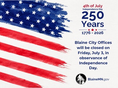 MINNEAPOLIMEDIA NEWS | Blaine City Offices Close for Independence Day as National Sports Center Prepares for Annual Fireworks Celebration