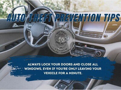 MINNEAPOLIMEDIA NEWS | Coon Rapids Police Launch Summer Auto Theft Prevention Campaign, Urging Residents to Lock Vehicles as Crimes of Opportunity Persist
