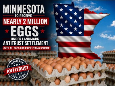 MINNEAPOLIMEDIA NEWS | Minnesota to Receive Nearly 2 Million Eggs Under Landmark Antitrust Settlement Over Alleged Egg Price-Fixing Scheme