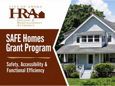 MINNEAPOLIMEDIA NEWS | Anoka Opens SAFE Homes Grant Program Offering Up to $30,000 for Critical Repairs and Accessibility Improvements