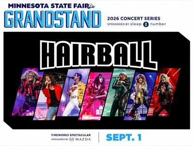 Minnesota State Fair visitors will have a new free Grandstand concert option after organizers announced that Hairball and special guest Slave Raider will perform Tuesday, September 1.