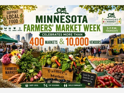 MINNEAPOLIMEDIA NEWS | Minnesota Farmers’ Market Week Celebrates More Than 400 Markets and 10,000 Vendors