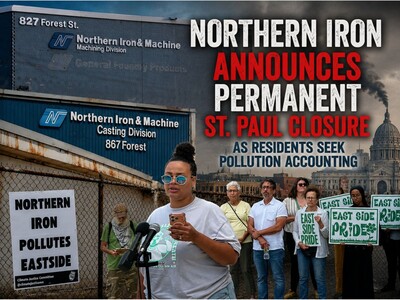 MINNEAPOLIMEDIA NEWS | Northern Iron Announces Permanent St. Paul Closure as Residents Seek Pollution Accounting