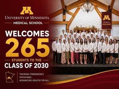 MINNEAPOLIMEDIA NEWS | University of Minnesota Medical School Welcomes 265 Students to Class of 2030