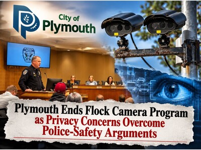 MINNEAPOLIMEDIA NEWS | Plymouth Ends Flock Camera Program as Privacy Concerns Overcome Police-Safety Arguments