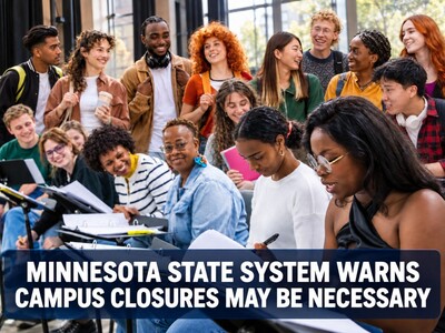 MINNEAPOLIMEDIA NEWS | MINNESOTA STATE SYSTEM WARNS CAMPUS CLOSURES MAY BE NECESSARY