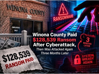 MINNEAPOLIMEDIA NEWS | Winona County Paid $128,539 Ransom After Cyberattack, Then Was Attacked Again Three Months Later