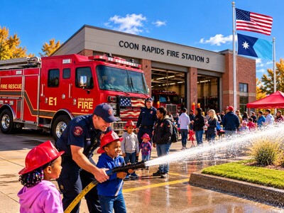 MINNEAPOLIMEDIA NEWS | Coon Rapids Fire Department Opens New Fire Station to Community During Fire Prevention Week