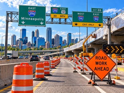 Eastbound I-394 Closes Into Downtown Minneapolis for Weekend Bridge Painting as Major Project Nears Completion